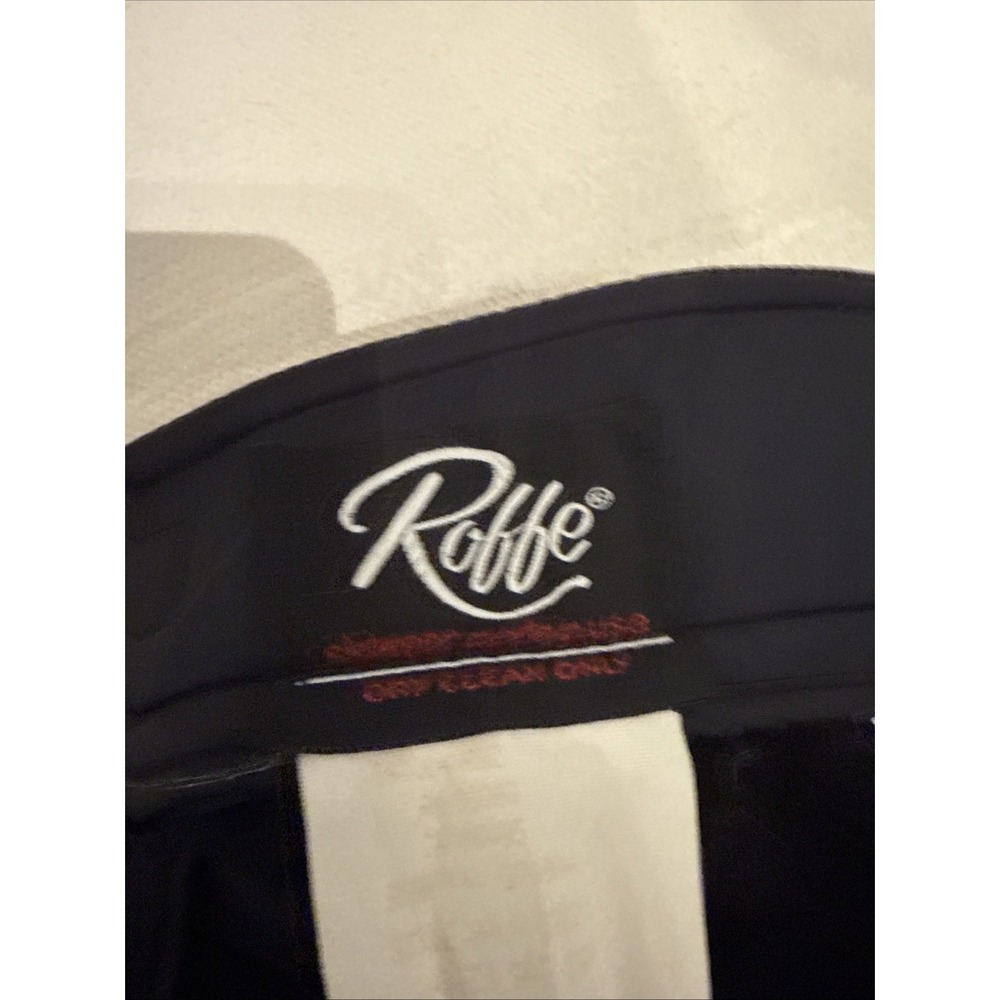 Vintage Roffe Women's Large Wool Blend Ski Pants Black   12 ‎ closure Bottom/dr - Picture 8 of 13